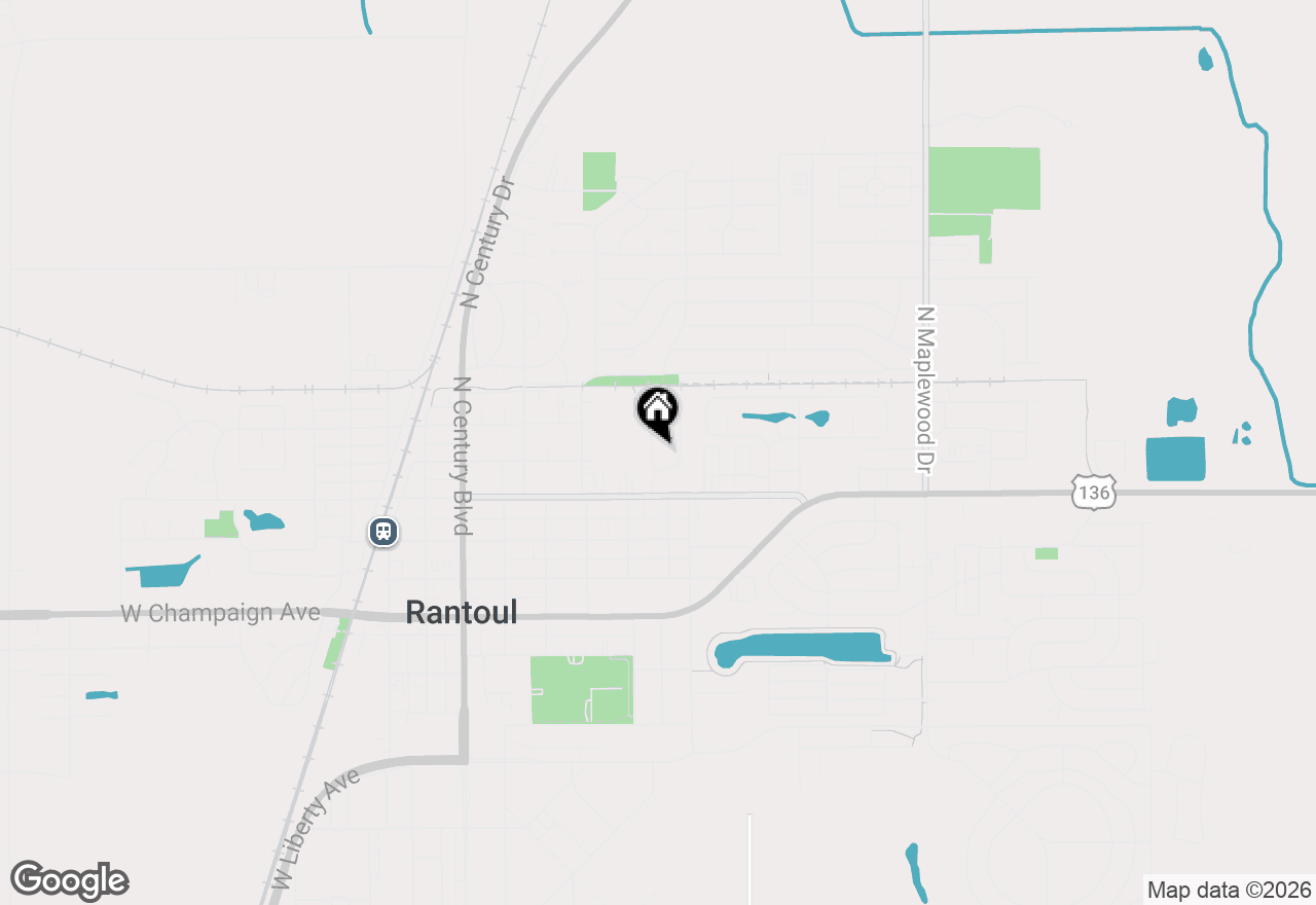 Map of (Address confidential), Rantoul, Illinois 61866