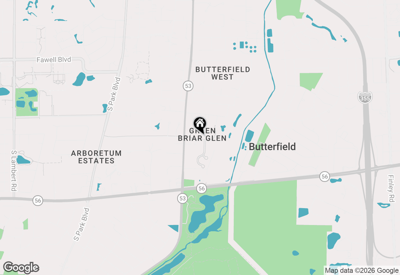 Map of 21W756 Mccarron Road, Glen Ellyn, IL 60137