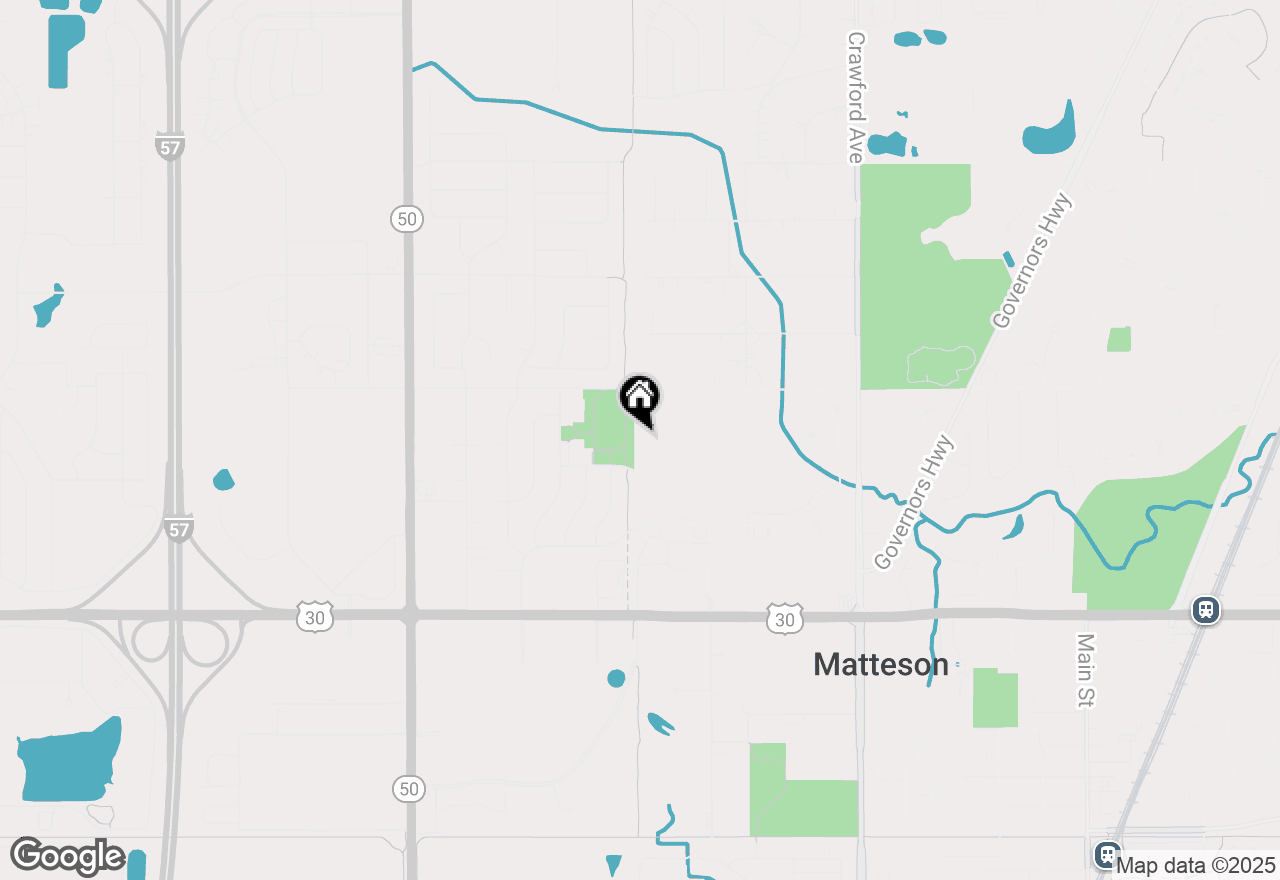 Map of 748 Kostner Avenue, Matteson, IL 60443