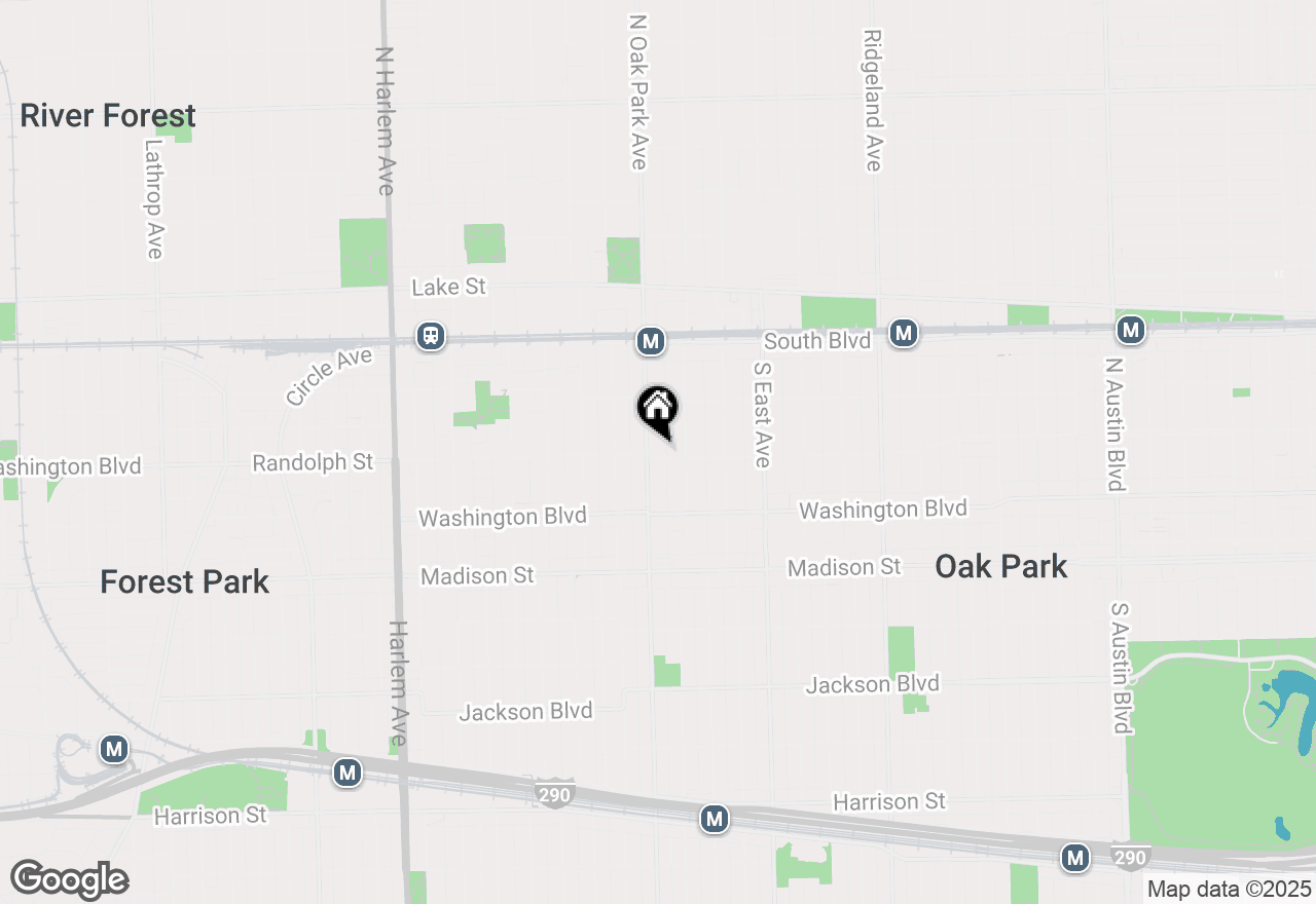 Map of 240 S Oak Park Avenue #305, Oak Park, IL 60302