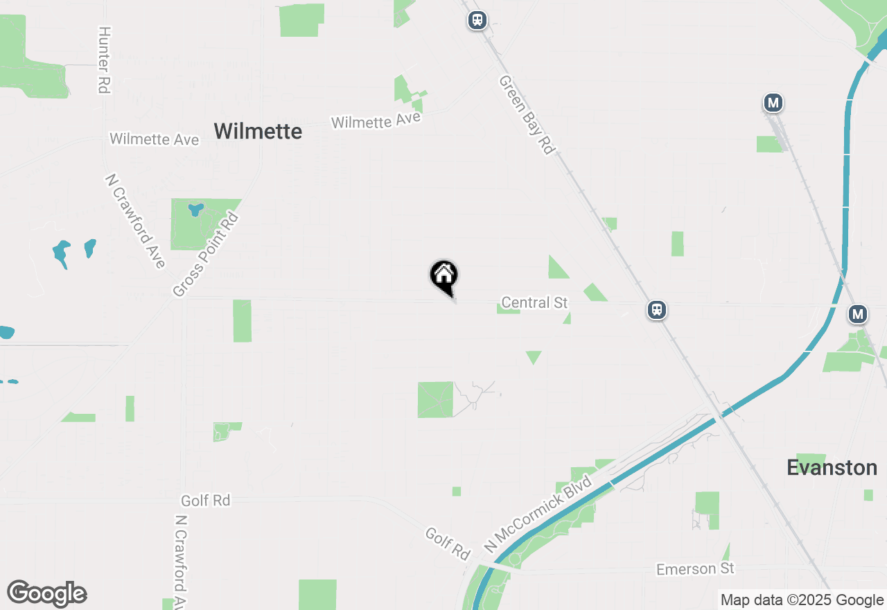 Map of 2720 Central Street #4C, Evanston, IL 60201