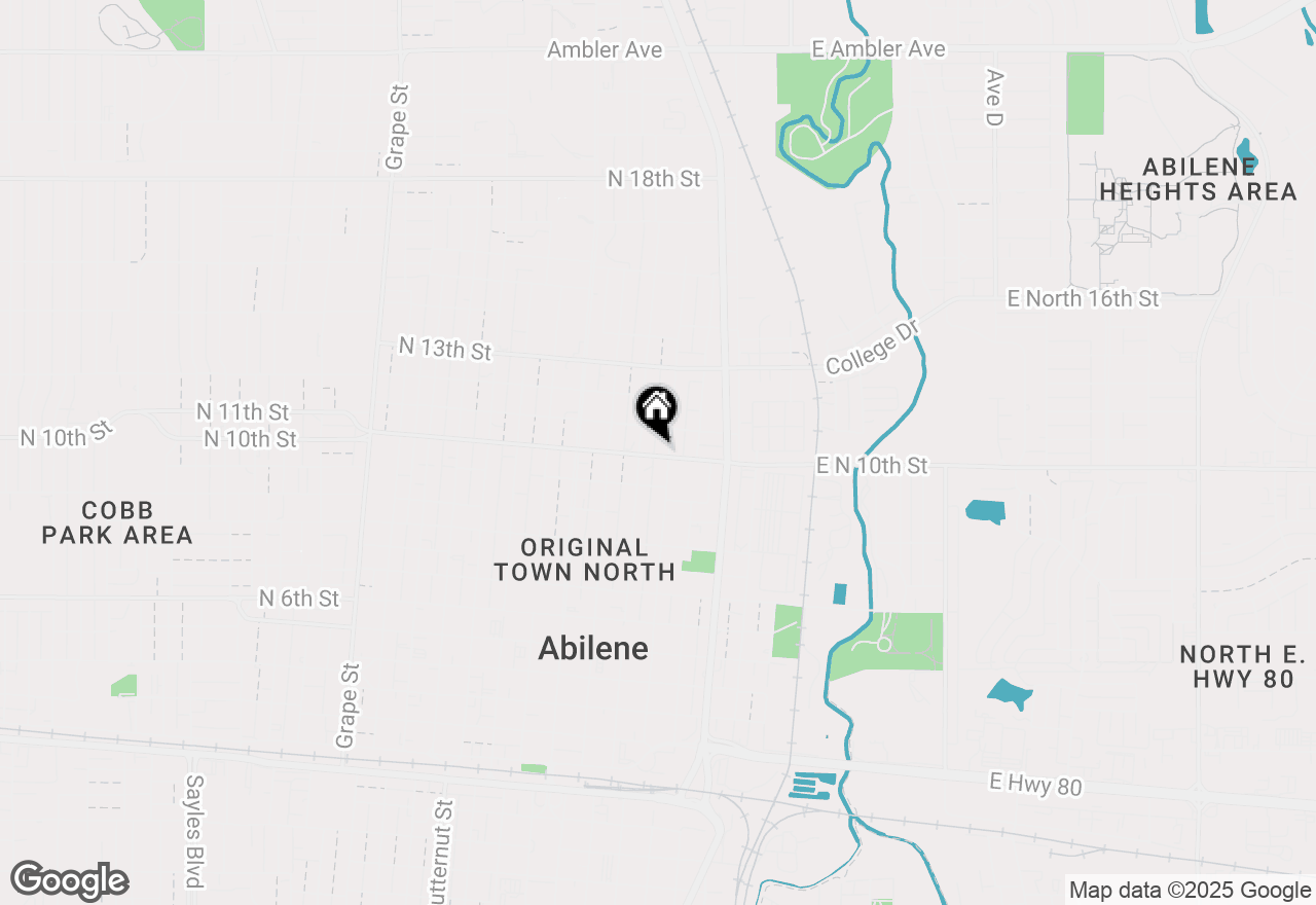 Map of 734 N 10th Street #EN, Abilene, TX 79601