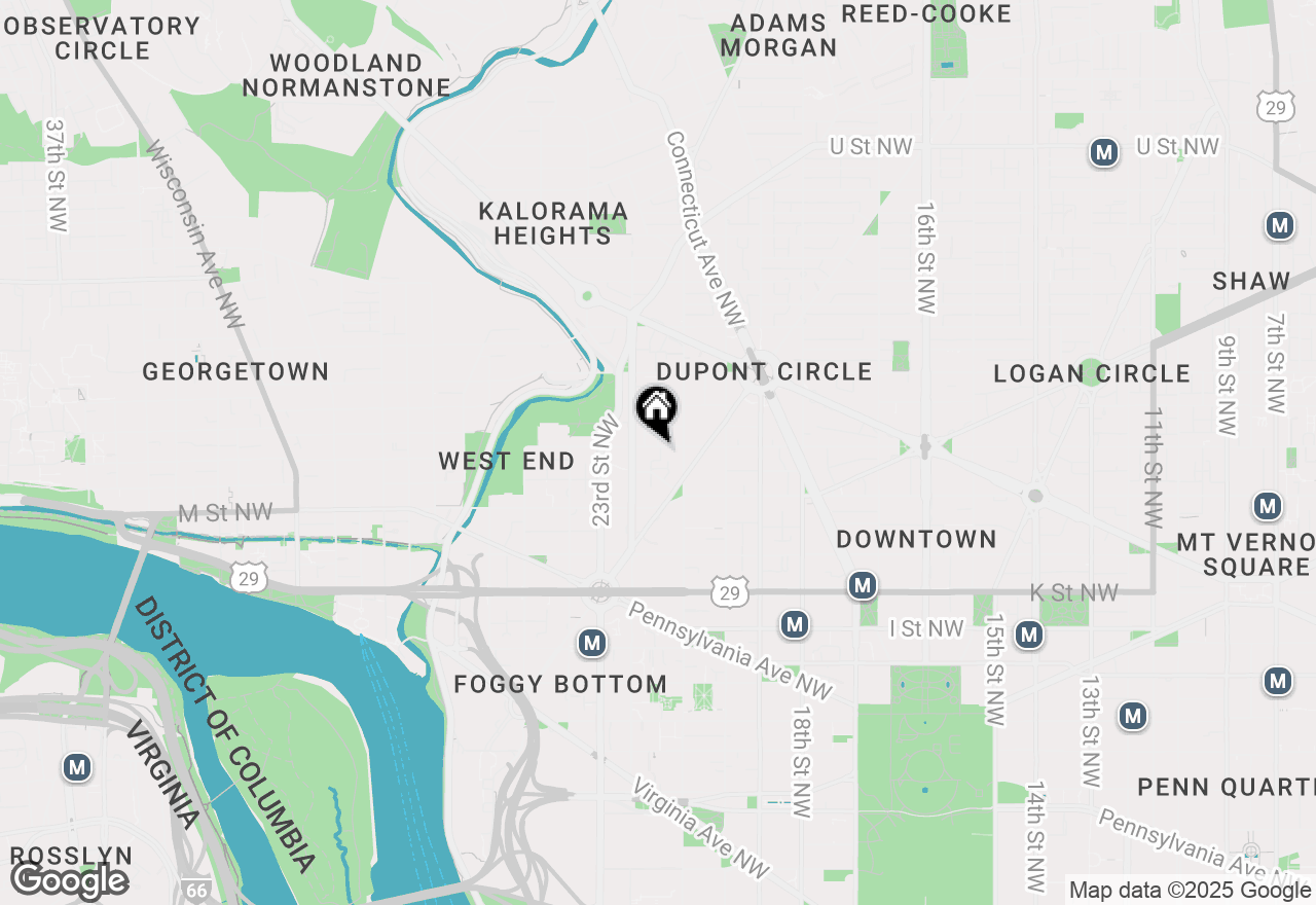 Map of 2122 N Street Nw #1, Washington, DC 20037