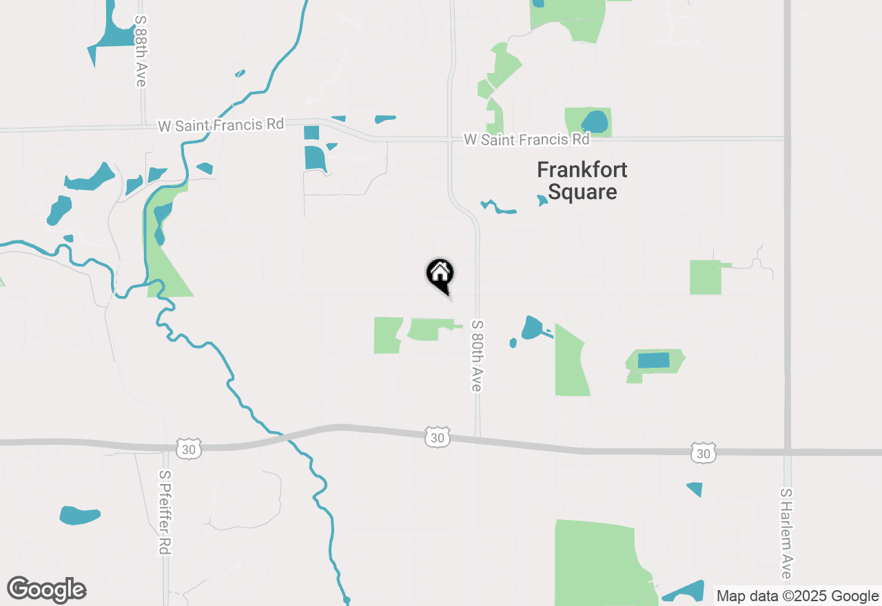 Map of 8100 W Rosebury Drive, Frankfort, IL 60423