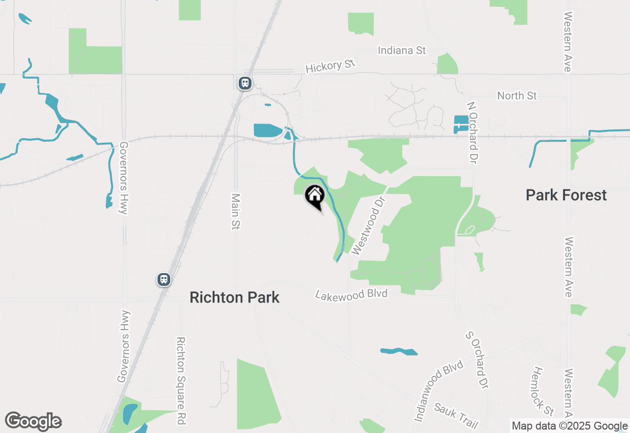 Map of 109 Wilson Street, Park Forest, IL 60466