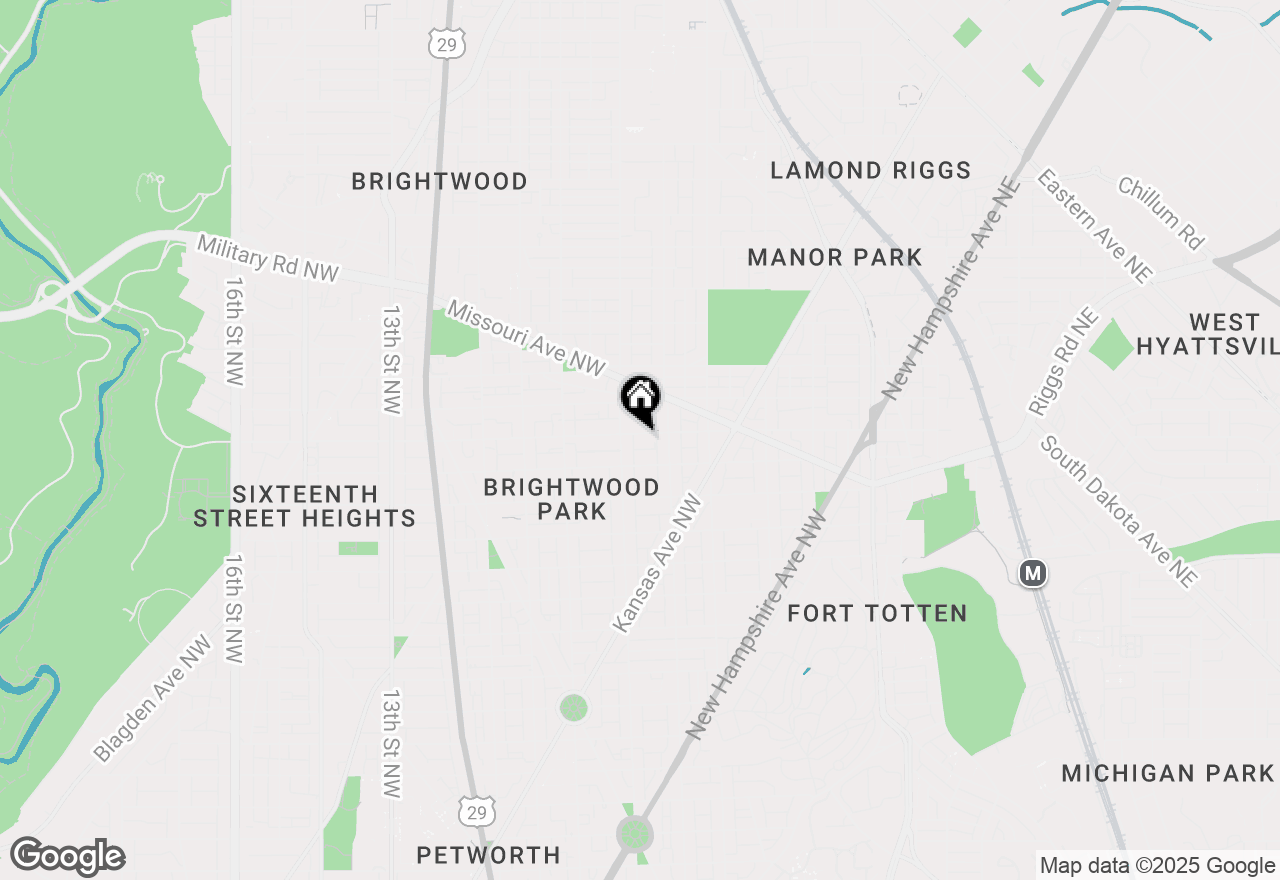 Map of 414 Kennedy Street Nw, Washington, DC 20011