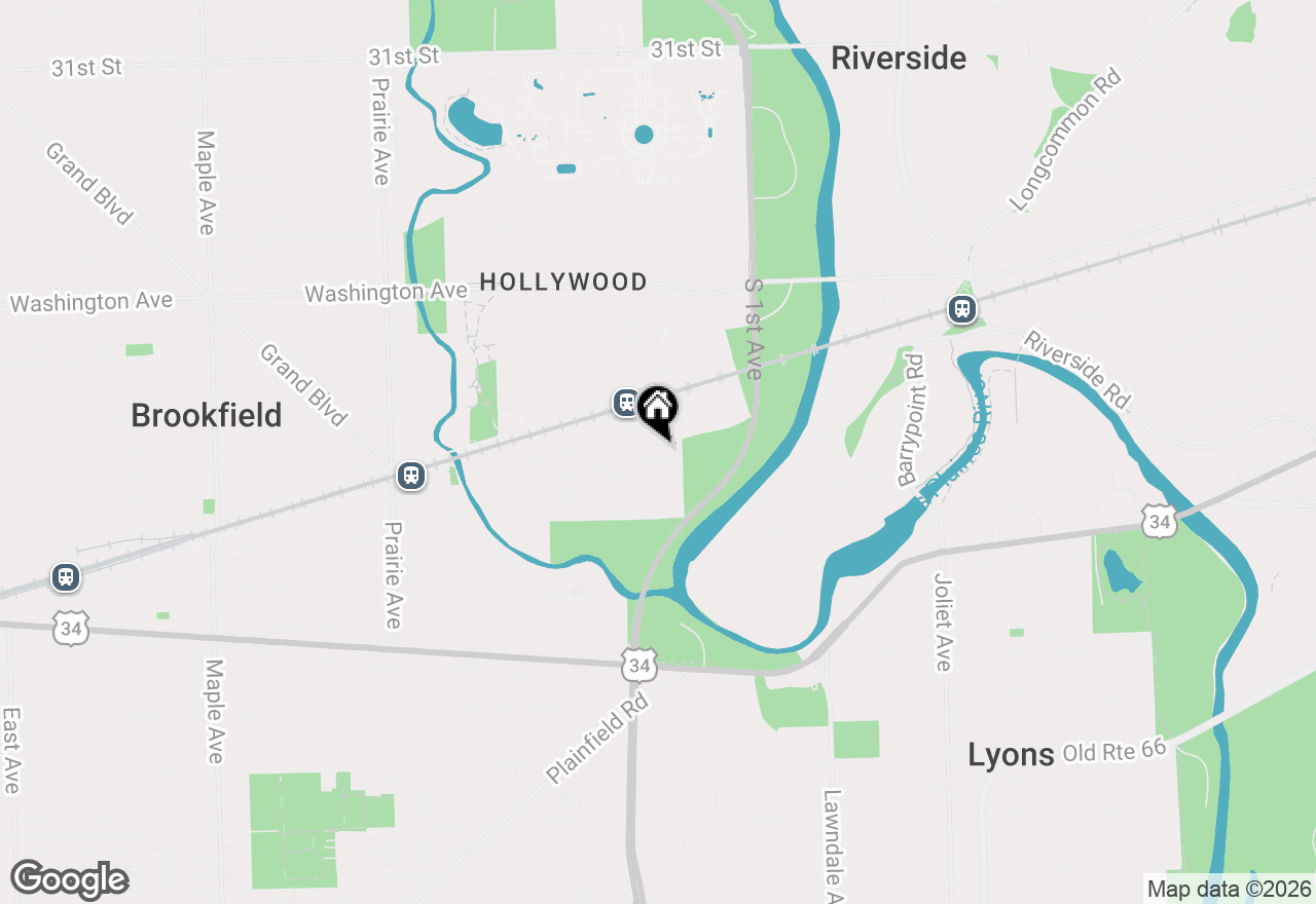 Map of 8424 Greenview Avenue, Brookfield, IL 60513