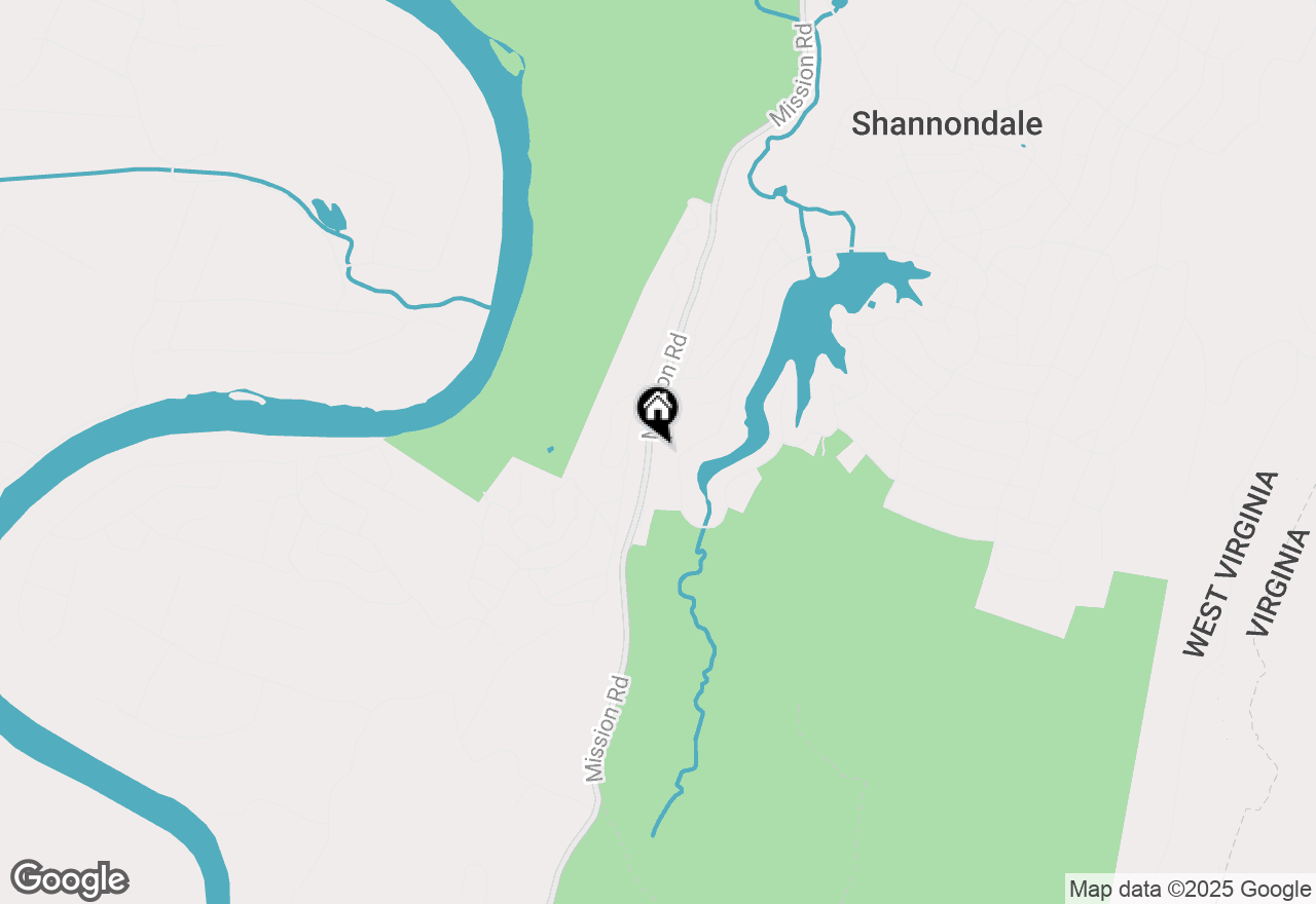 Map of 3311 Mission Road, Harpers Ferry, WV 25425