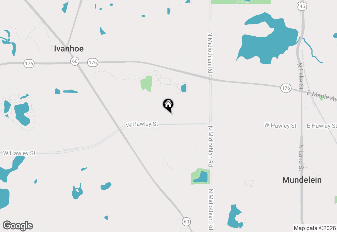 Map of 1604 Woodhaven Court #B, Mundelein, IL 60060