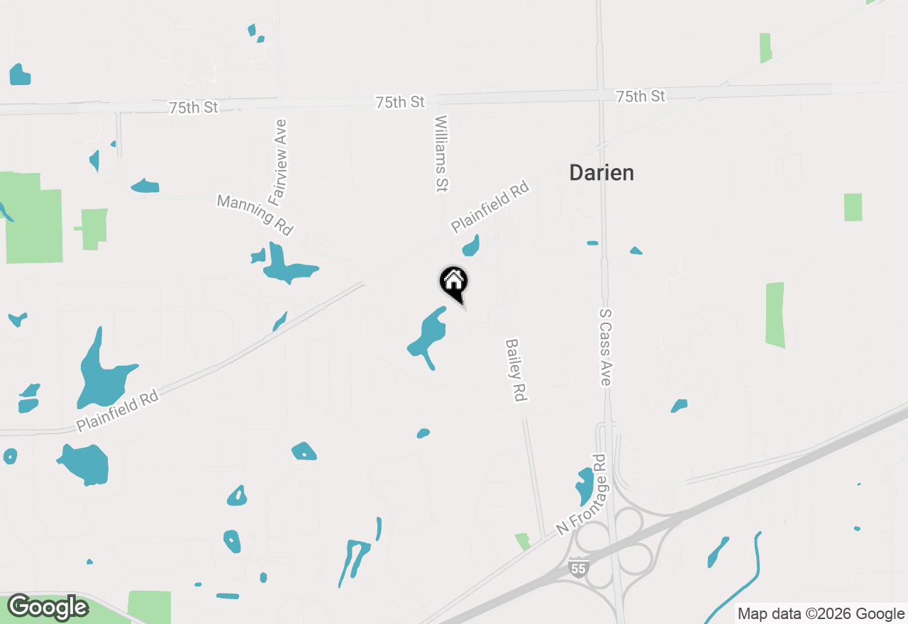 Map of 8076 Capra Trail, Darien, IL 60561