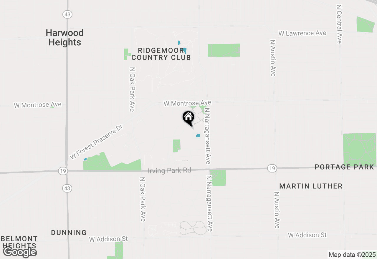 Map of 4210 N Natchez Avenue #208, Chicago, IL 60634