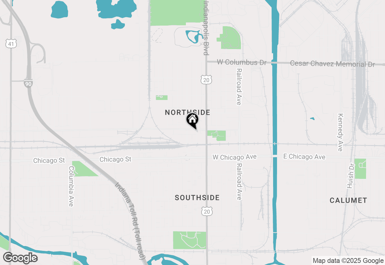 Map of 909 W 145th Street, East Chicago, IN 46312