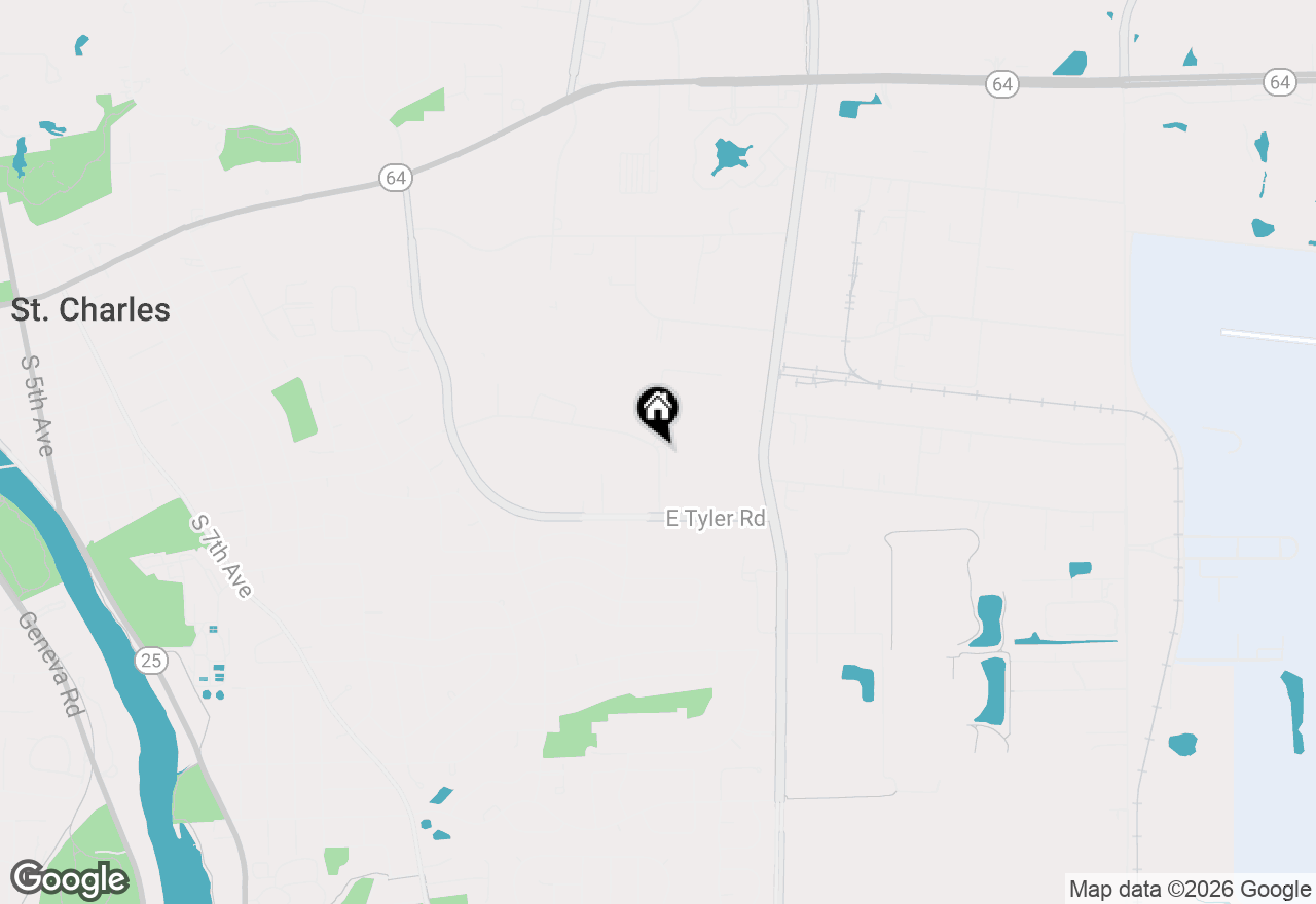 Map of 1815 Wallace Avenue #304, St. Charles, IL 60174