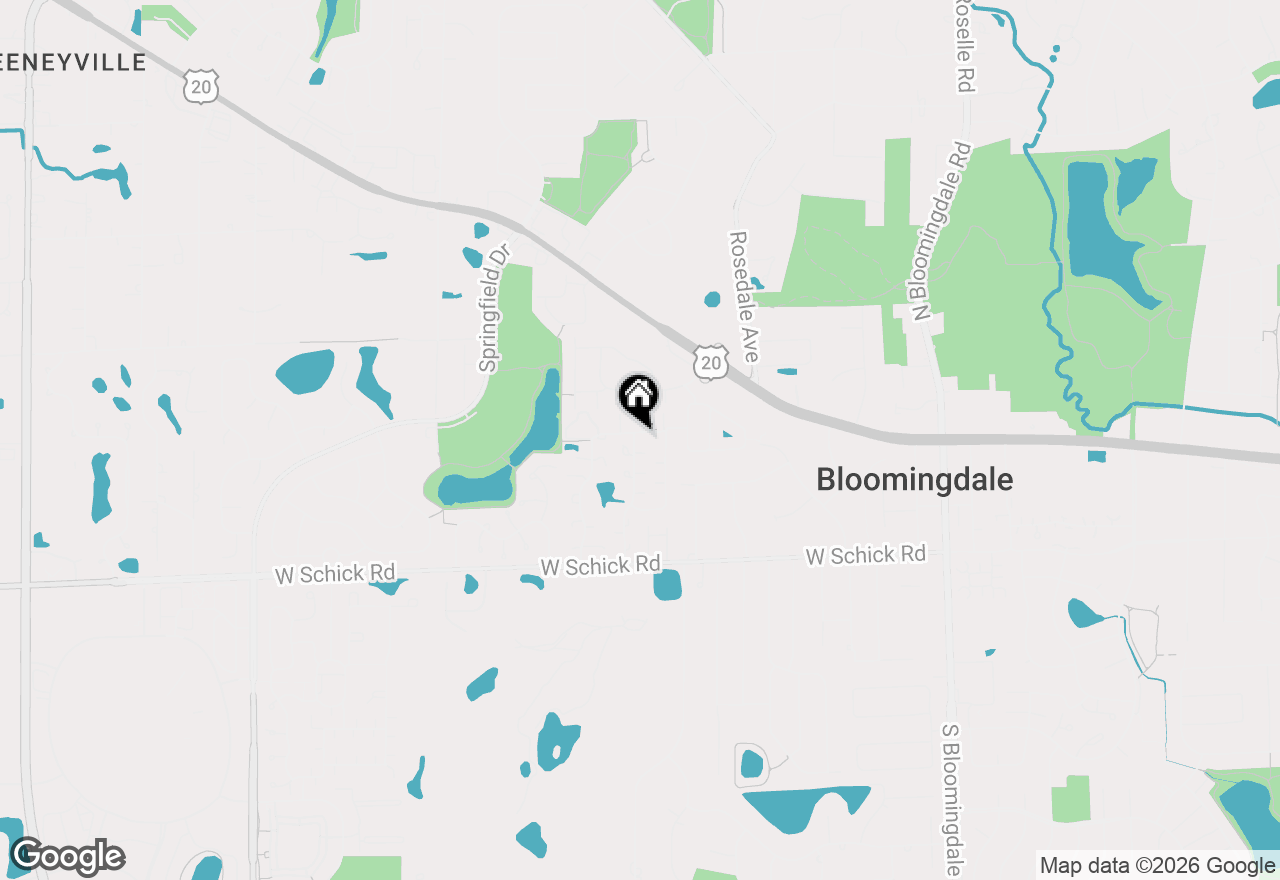 Map of 238 Royal Lane, Bloomingdale, IL 60108