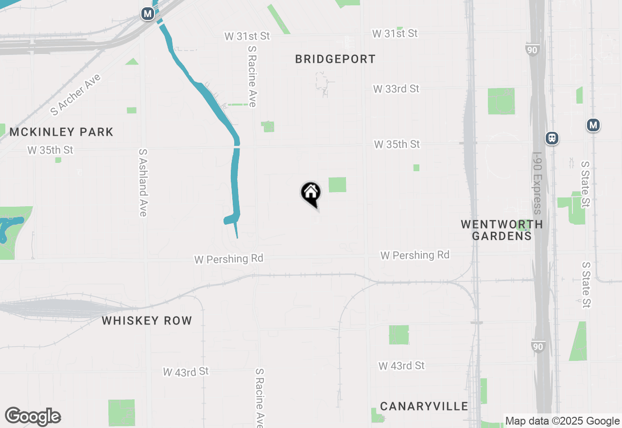 Map of 3755 S Morgan Street #B, Chicago, IL 60609