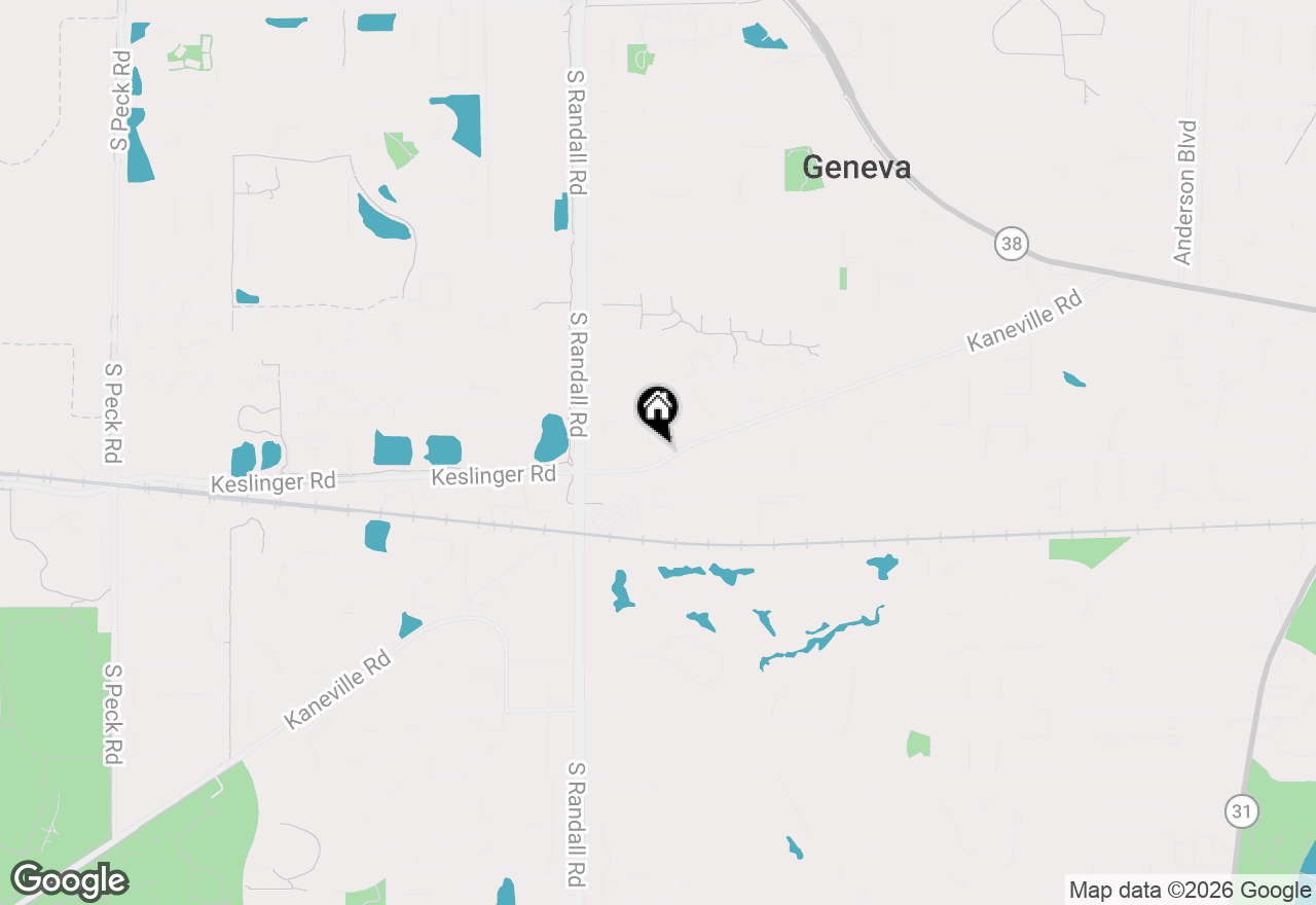 Map of 409 Essex Court, Geneva, IL 60134