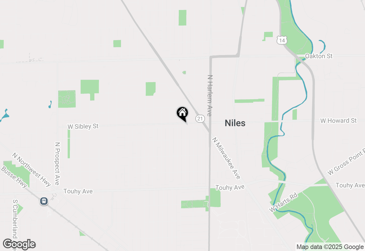 Map of 7343 W Howard Street, Chicago, IL 60631