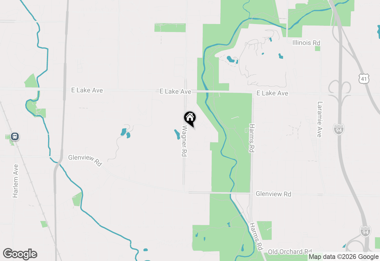 Map of 835 Timberline Drive, Glenview, IL 60025