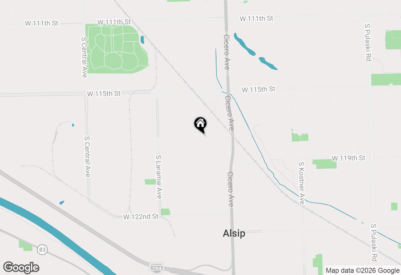 Map of 11748 S Laporte Avenue, Alsip, IL 60803