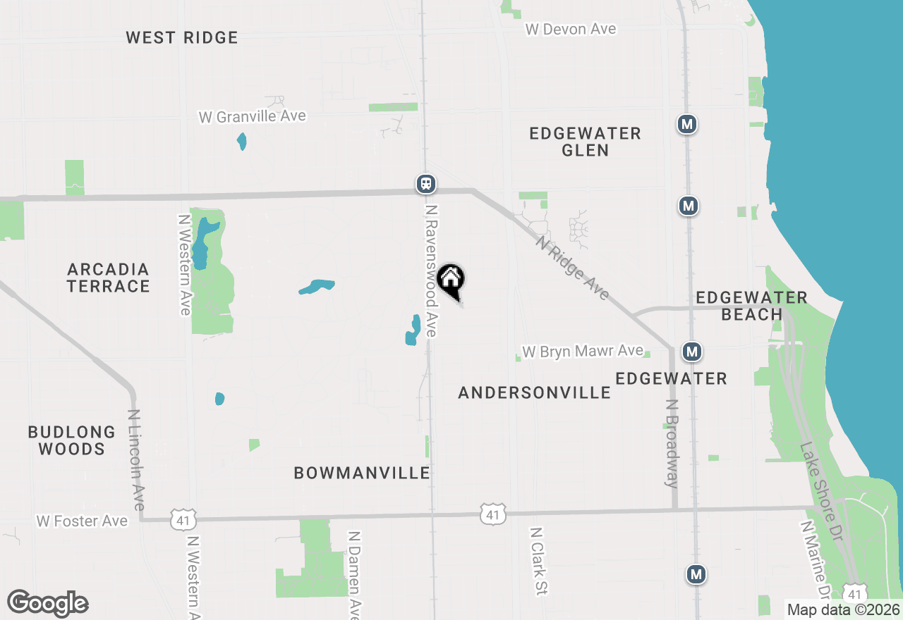 Map of 5710 N Hermitage Avenue #103, Chicago, IL 60660