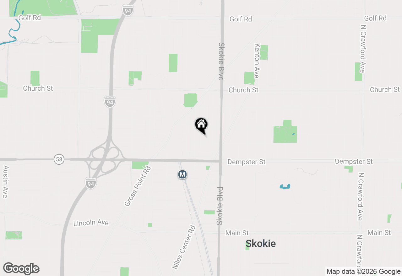 Map of 8914 Lamon Avenue, Skokie, IL 60077