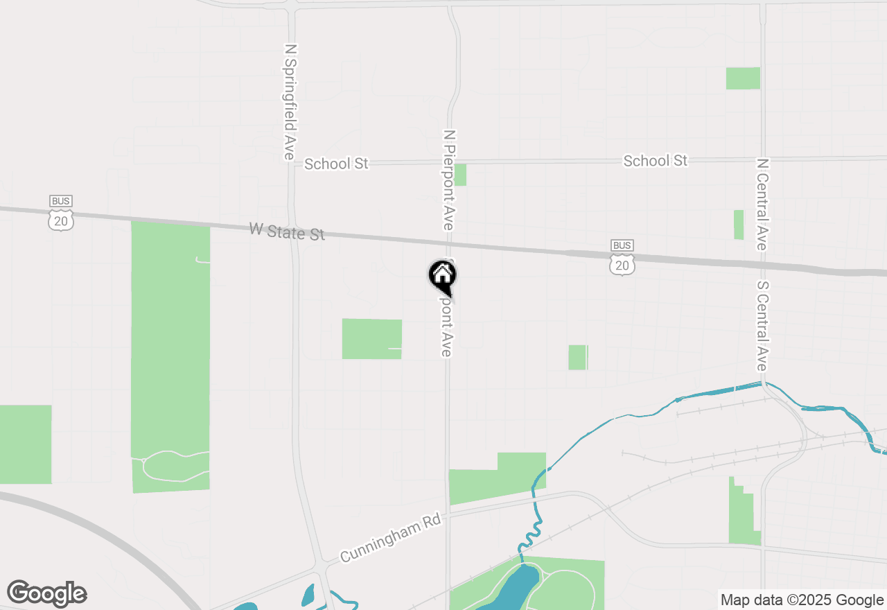 Map of 303 S Pierpont Avenue, Rockford, IL 61102