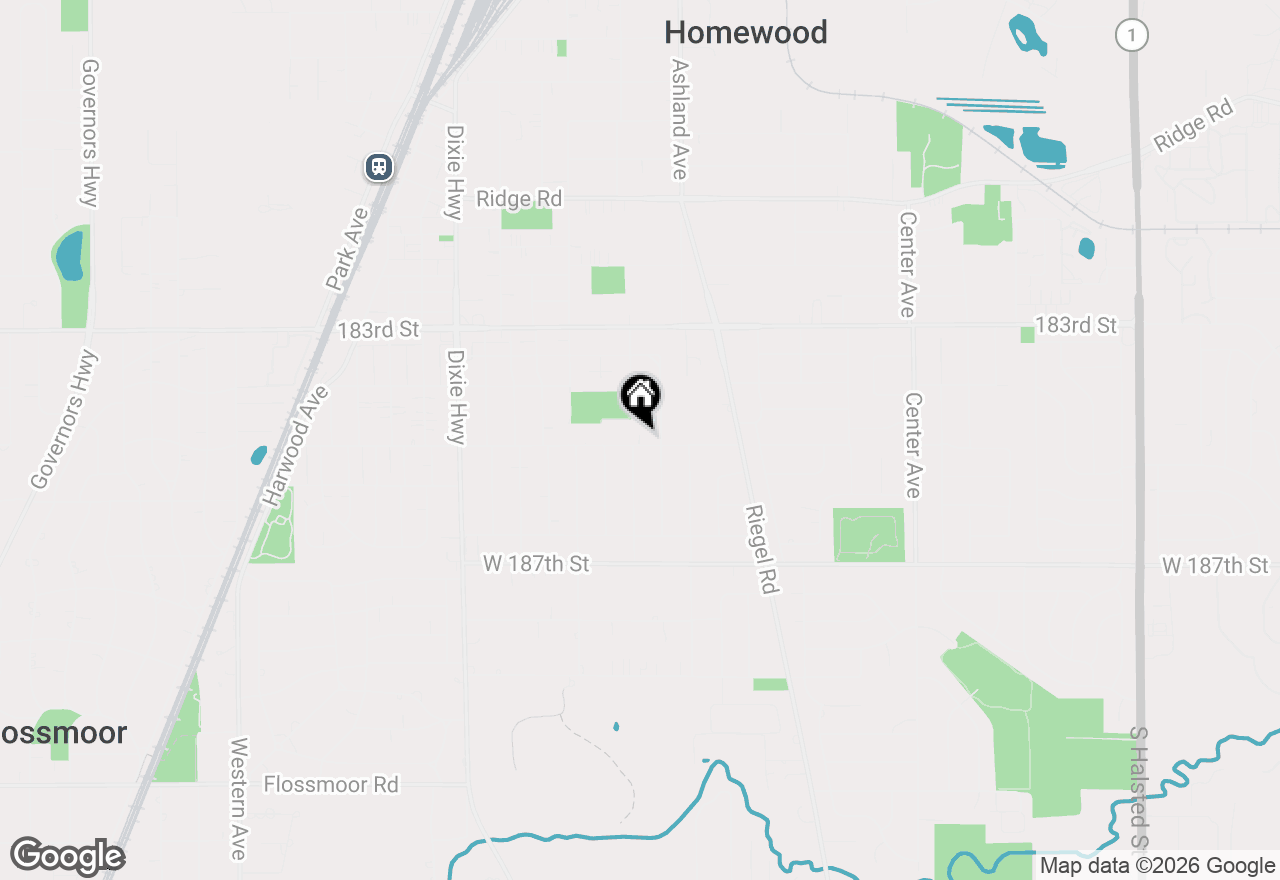 Map of 1650 Willow Road, Homewood, IL 60430