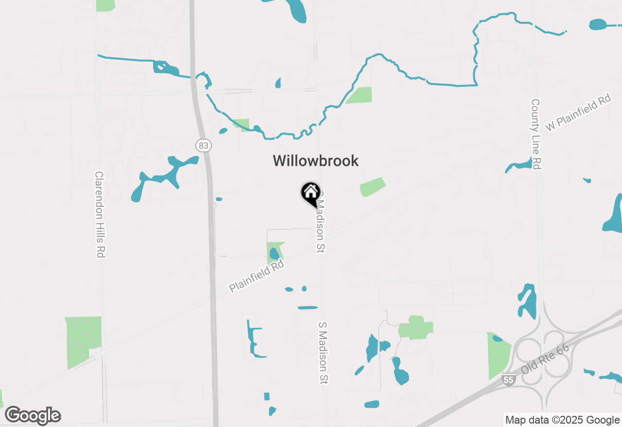 Map of 519 67th Place, Willowbrook, IL 60527