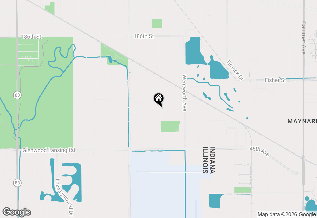 Map of 19116 Sherman Street, Lansing, IL 60438
