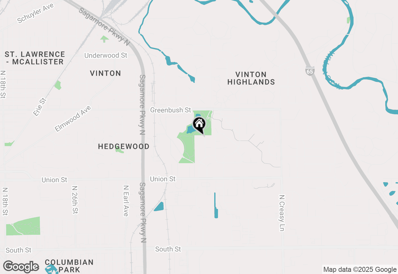Map of 3500 Hampton Drive, Lafayette, IN 47905
