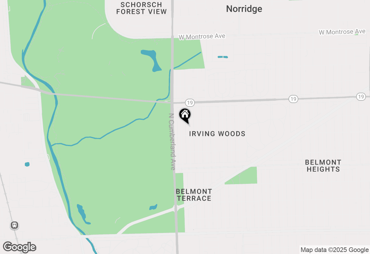Map of 3831 N Pontiac Avenue, Chicago, IL 60634