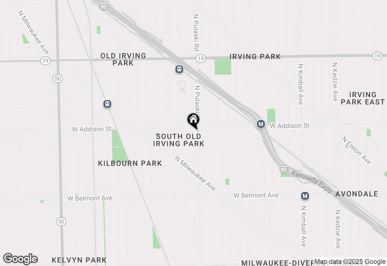 Map of 4012 W Eddy Street, Chicago, IL 60641