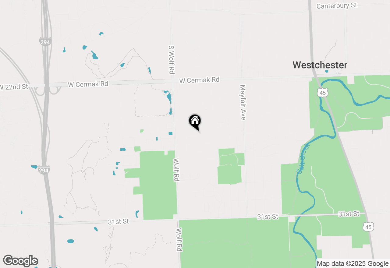 Map of 11052 Nelson Street, Westchester, IL 60154