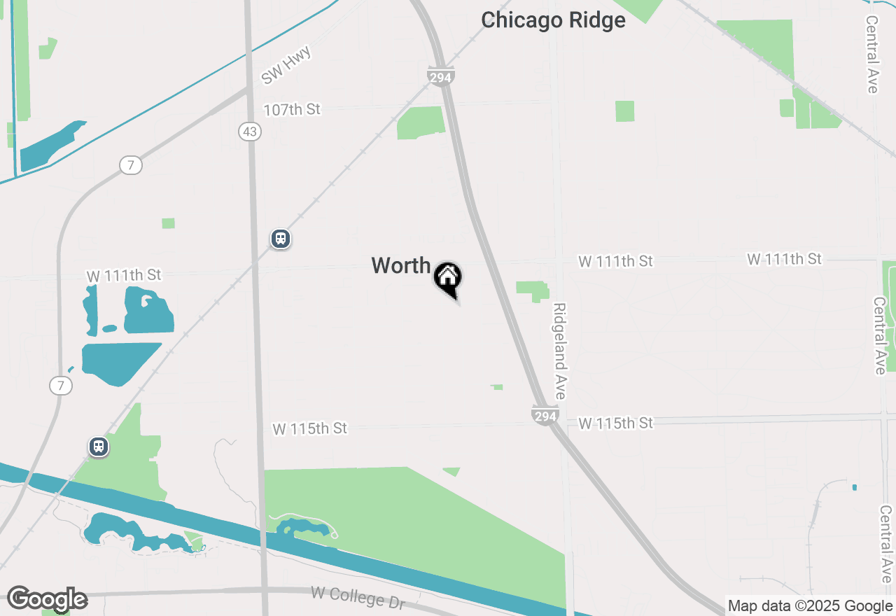 Map of 11201 S Normandy Avenue, Worth, IL 60482