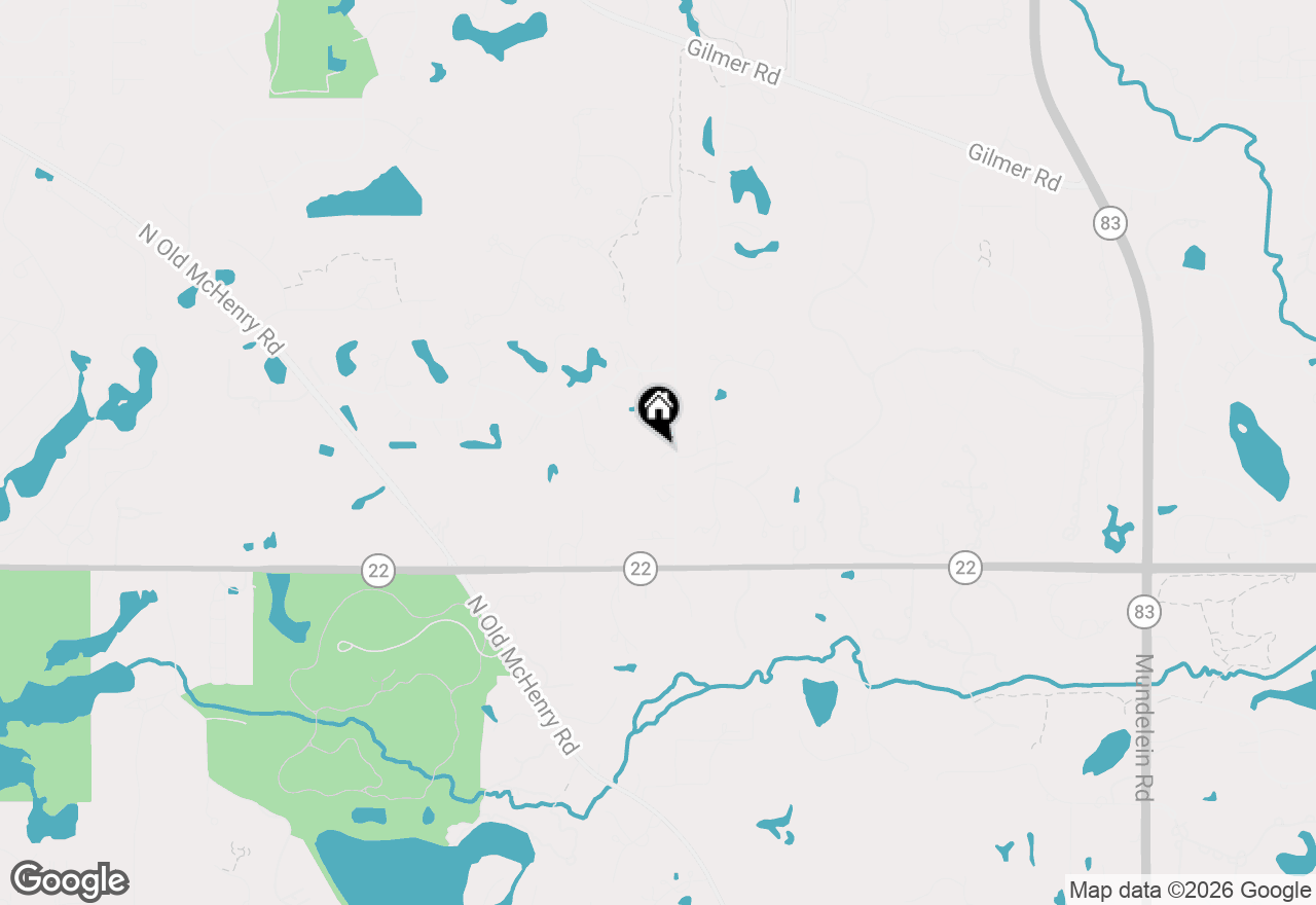Map of 4529 N Krueger Road, Long Grove, IL 60047