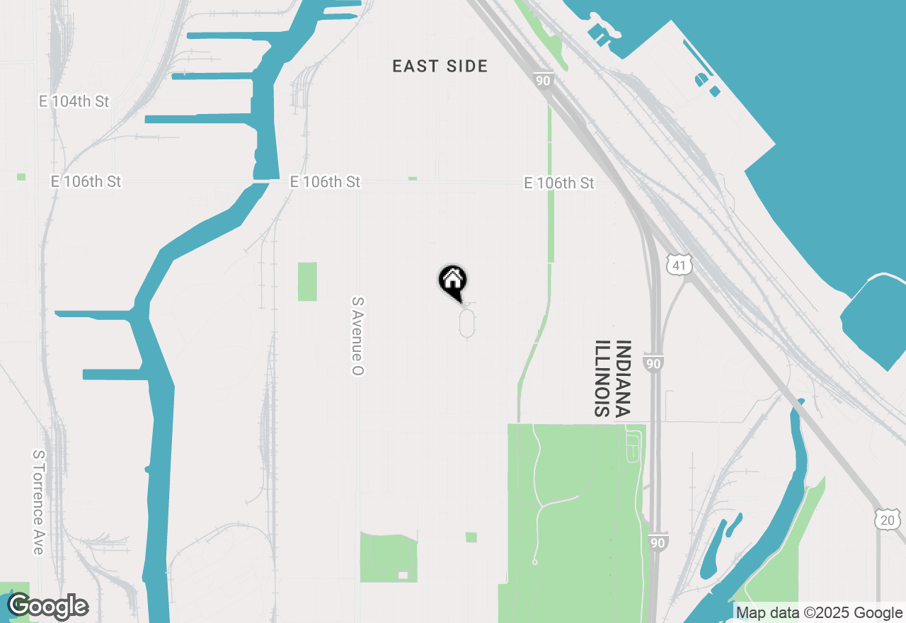 Map of 10910 S Avenue L, Chicago, IL 60617