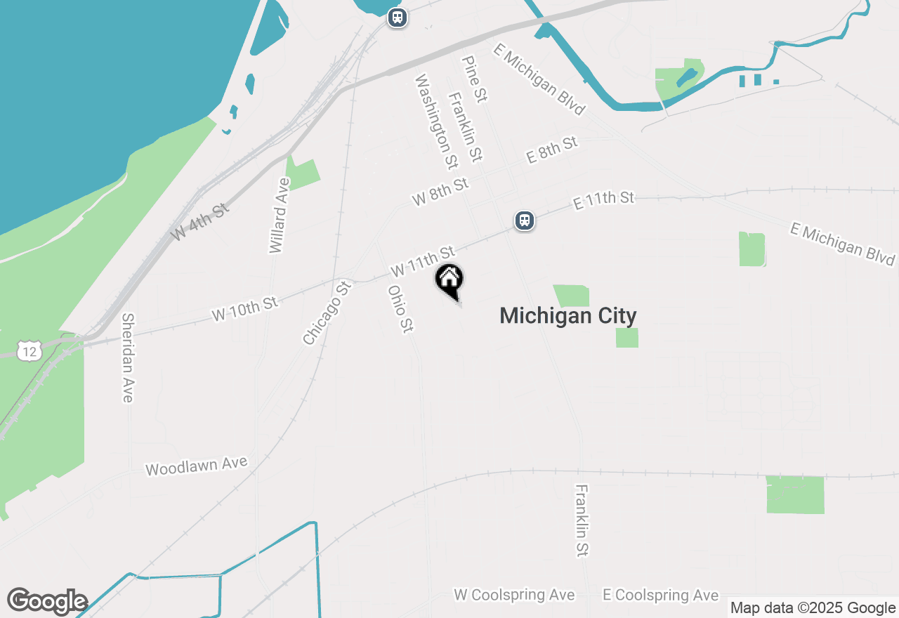 Map of 1401 Buffalo Street, Michigan City, IN 46360