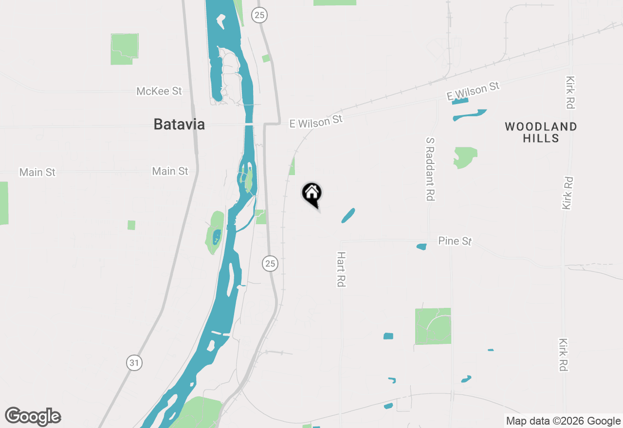 Map of 511 S Prairie Street, Batavia, IL 60510