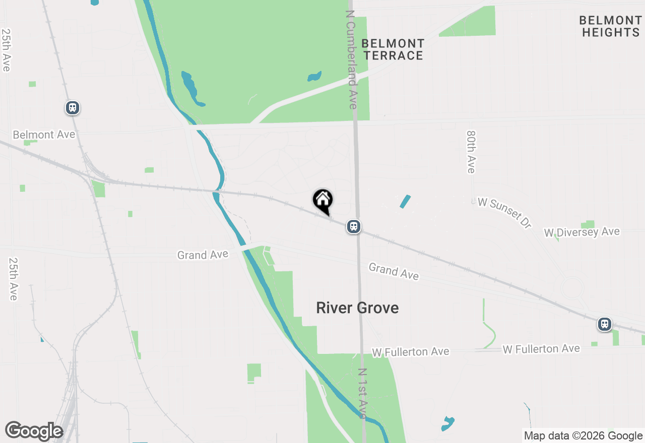 Map of 2848 Auxplaines Avenue #G, River Grove, IL 60171