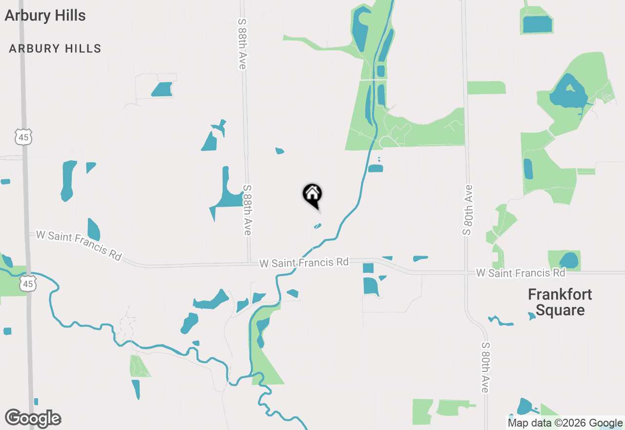 Map of 8520 W Saint Francis Road, Frankfort, IL 60423