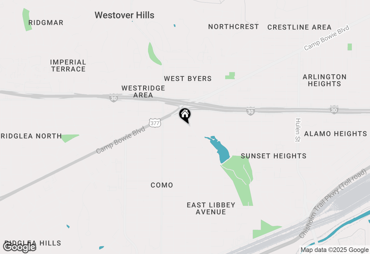 Map of 5505 Lovell Avenue, Fort Worth, TX 76107