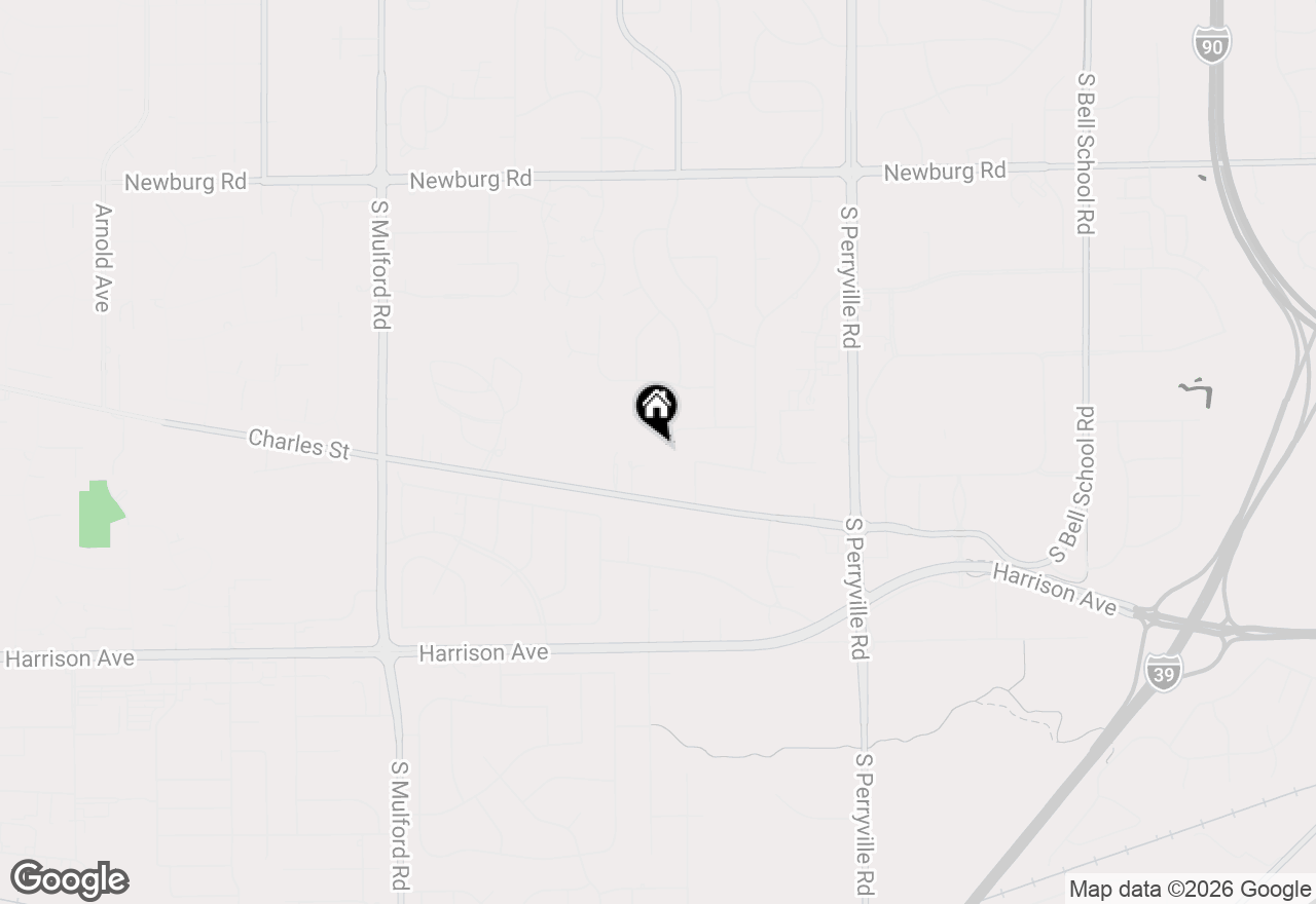 Map of 6594 Rolling Hedge Lane, Rockford, IL 61108