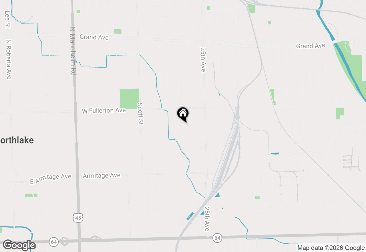 Map of 2255 Atlantic Ave Avenue, Melrose Park, IL 60164