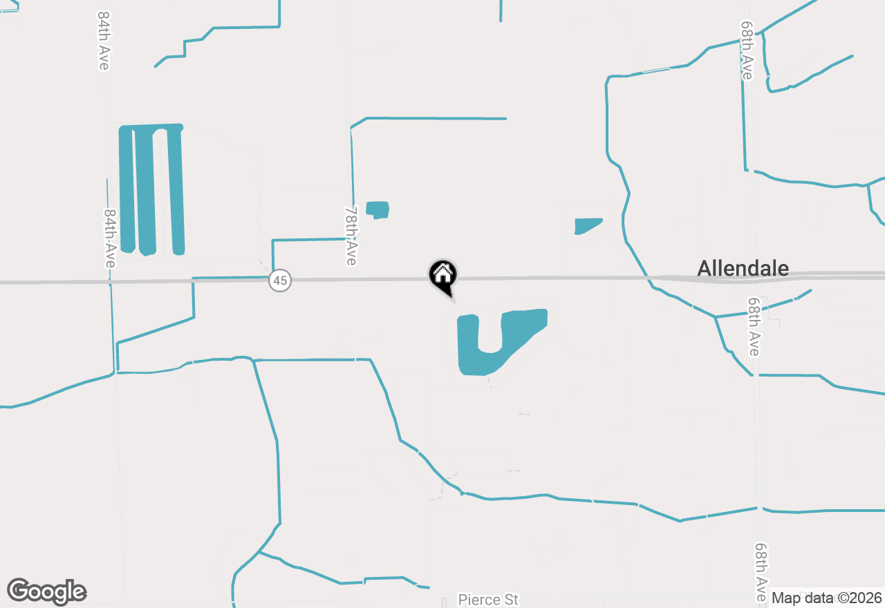 Map of 11127 Waterpoint Drive, Allendale, MI 49401