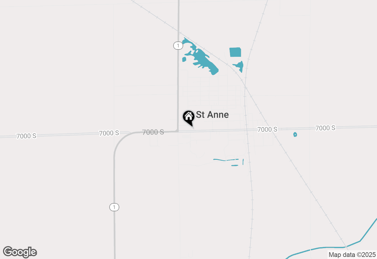 Map of 375 S Saint Louis Avenue, St. Anne, IL 60964