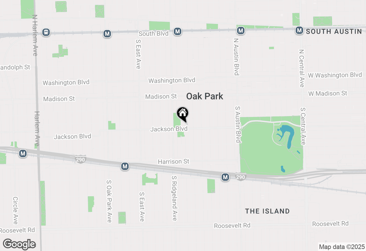 Map of 638 S Cuyler Avenue, Oak Park, IL 60304