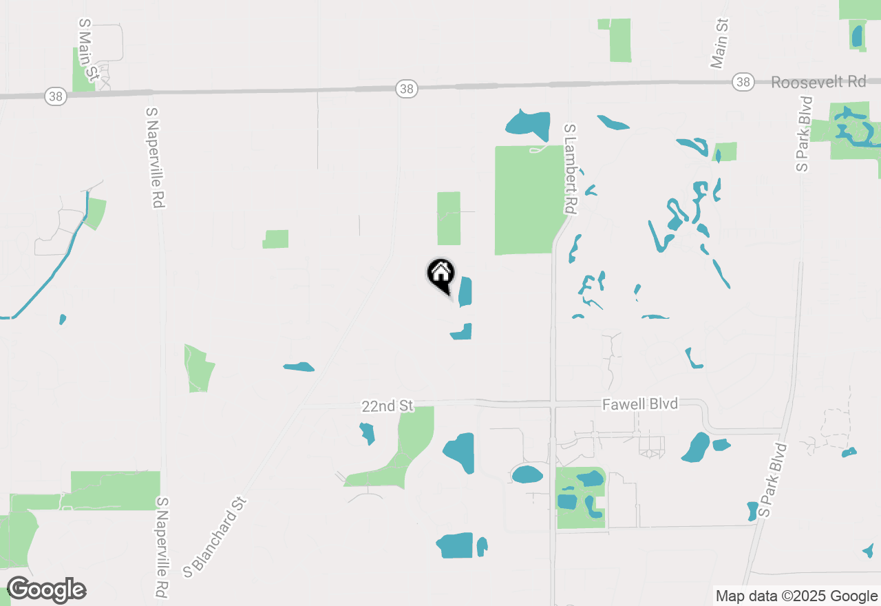 Map of 1523 S Prospect Avenue, Wheaton, IL 60189
