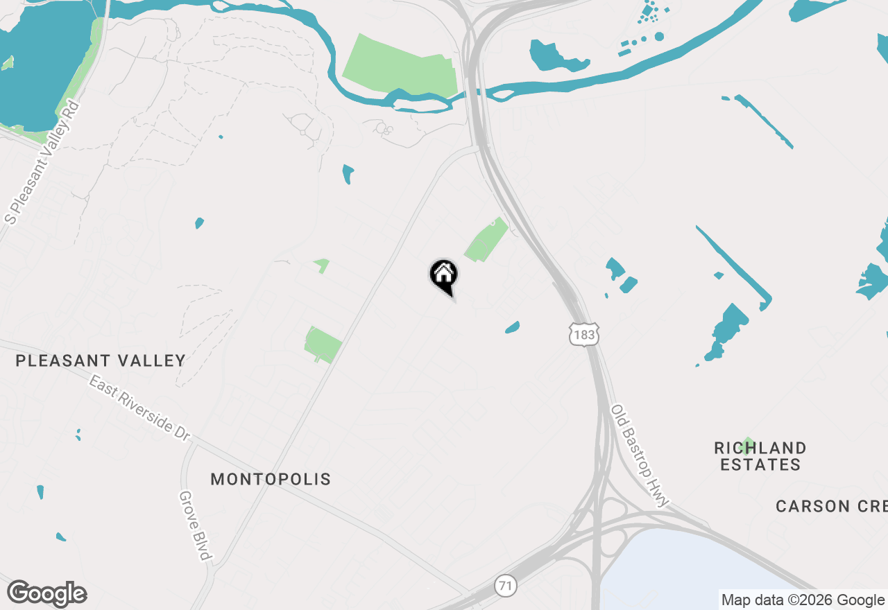Map of 802 Valdez St #B, Austin, TX 78741