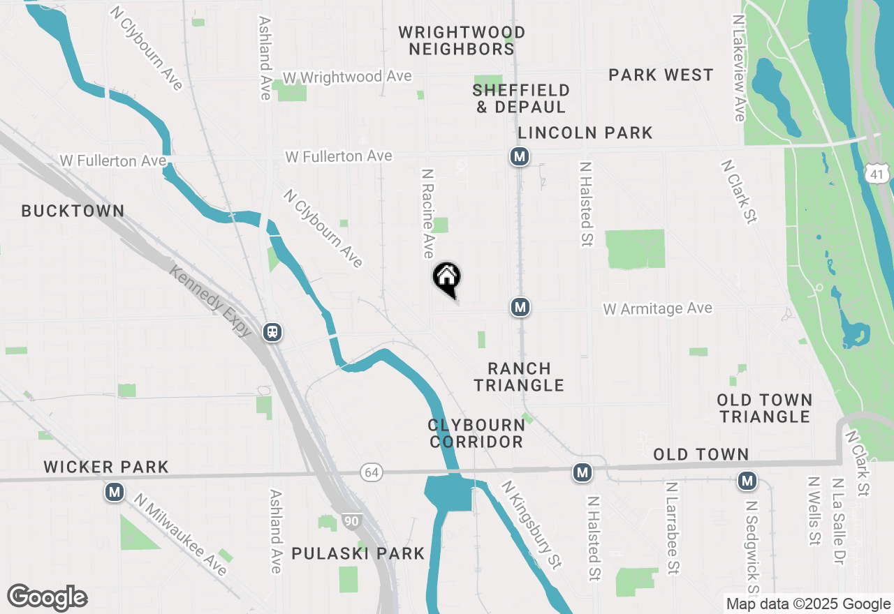 Map of 2000 N Clifton Avenue #B, Chicago, IL 60614