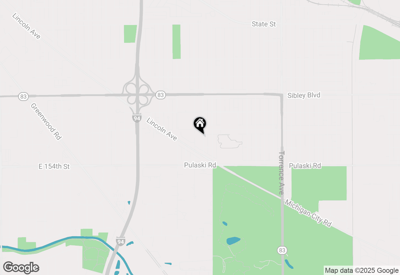 Map of (Address confidential), Calumet City, Illinois 60409